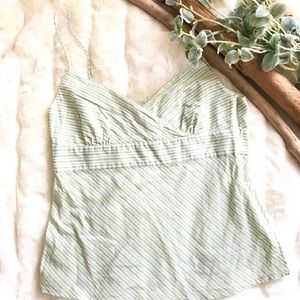 J crew faux wrap camisole